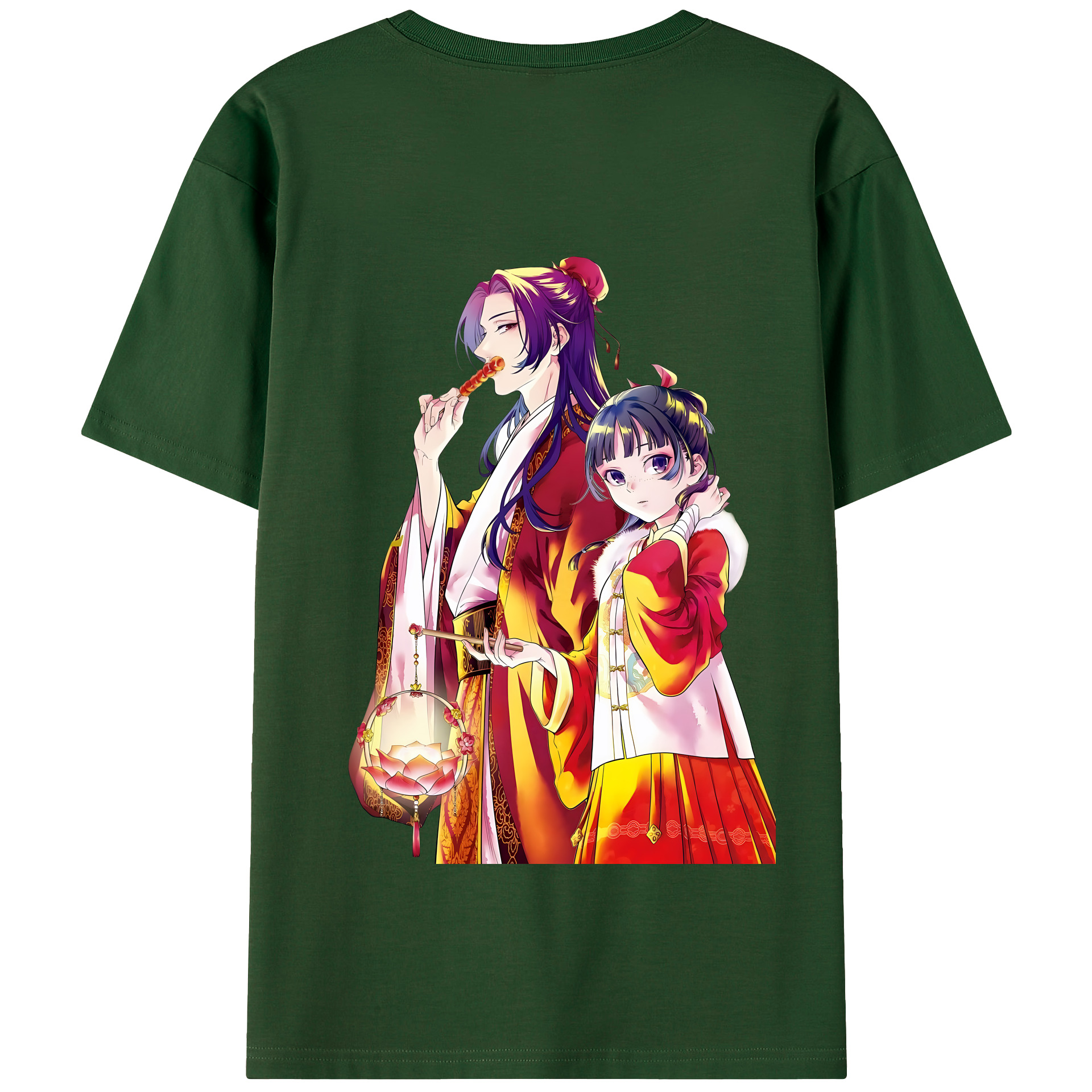 （画像用） 薬屋のひとりごと The Apothecary Diaries 綿100％半袖Tシャツ（背面プリント）